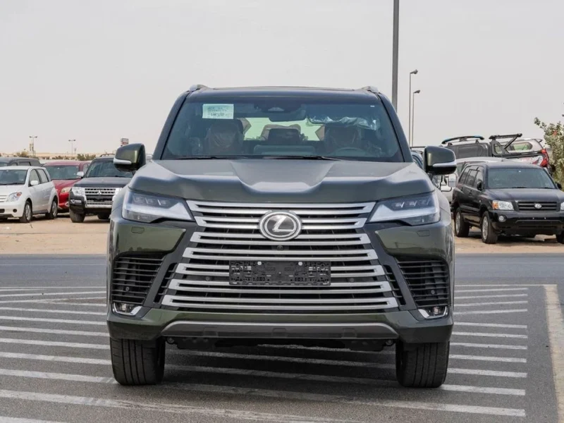 2026 Lexus LX600 Prestige 3.5L V6 Twin-Turbo Petrol Engine Green Tan SUV GCC Specs
