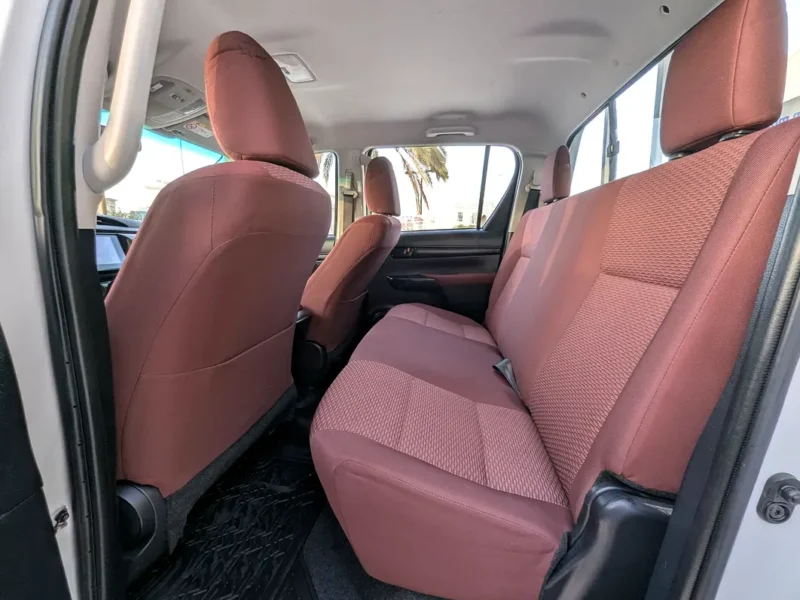 2024 Toyota Hilux Double Cab GLX 4 Cylinders Diesel Engine White Red Pickup Truck GCC Specs