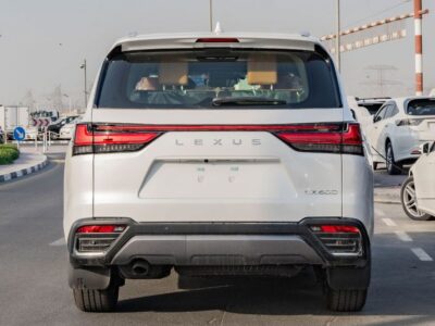 2026 Lexus LX600 Prestige 3.5L V6 Twin-Turbo Petrol Engine White Tan SUV GCC Specs