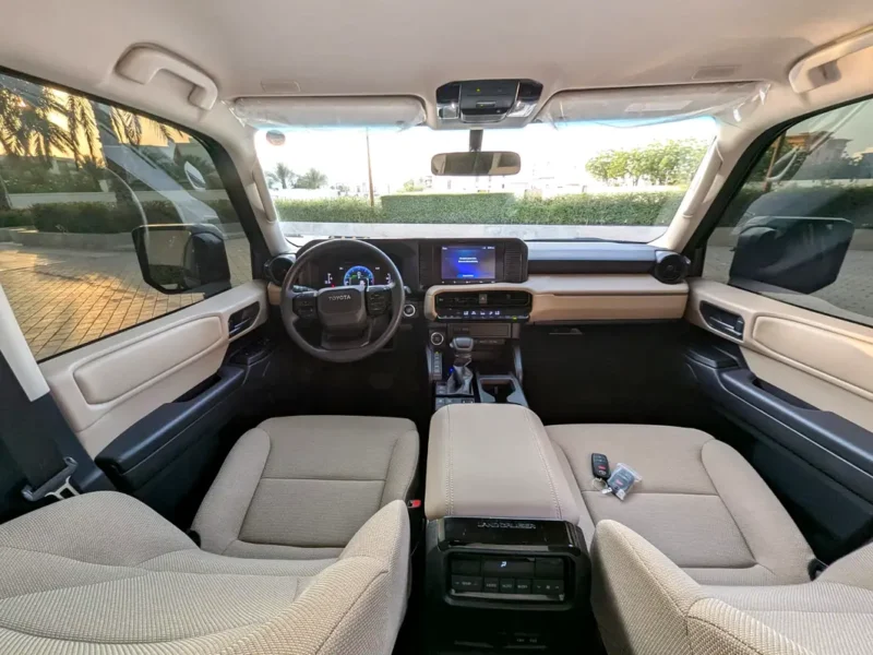 2024 Toyota Prado TXL 2.4L Turbo 4 Cylinders Petrol Engine Black Beige SUV GCC Specs