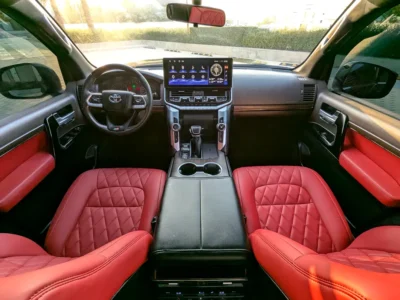 2016 Toyota Land Cruiser GXR Facelifted 2026 6 Cylinders Petrol Engine Black Red SUV GCC