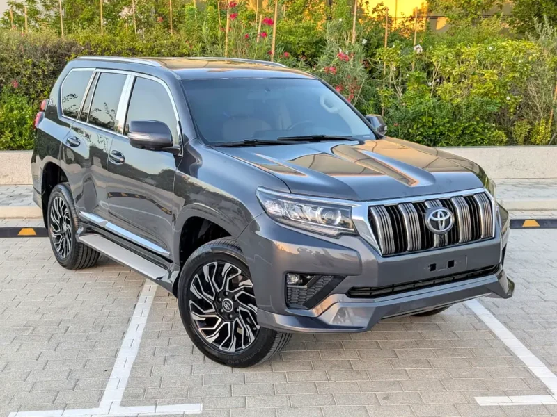 2012 Toyota Prado TXL Facelifted 2023 4 Cylinders Petrol Engine Grey Beige SUV GCC Specs