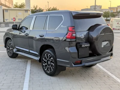 2012 Toyota Prado TXL Facelifted 2023 4 Cylinders Petrol Engine Grey Beige SUV GCC Specs