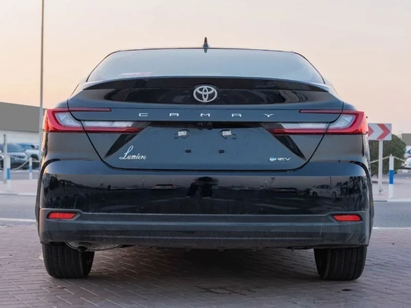 2026 Toyota Camry Lumiere 2.5L HEV Hybrid Inline-4 Full option Black Tan Sedan
