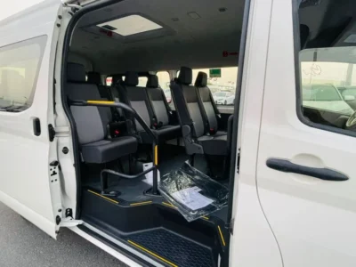 2026 Toyota HIACE 2.8 4 Cylinders Engine AUTOMATIC DIESEL White Black Van GCC Specs