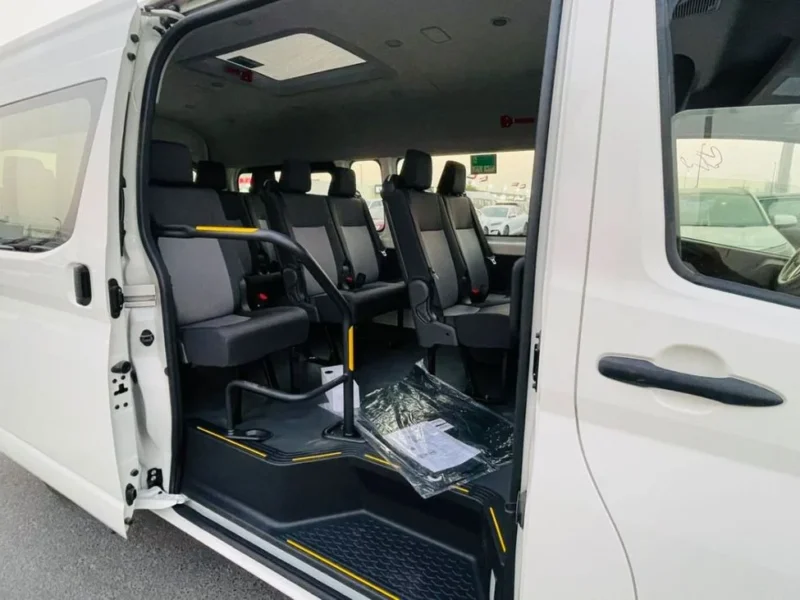 2026 Toyota HIACE 2.8 4 Cylinders Engine AUTOMATIC DIESEL White Black Van GCC Specs