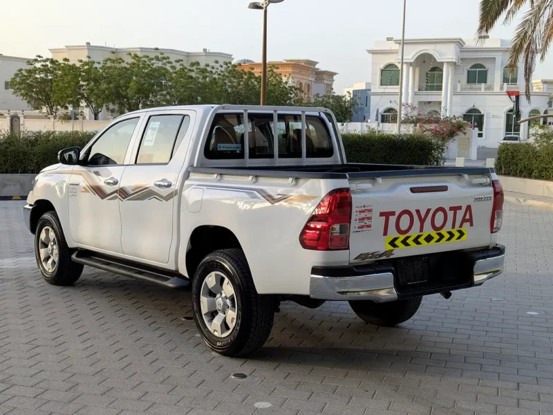 2024 Toyota Hilux Double Cab GLX 4 Cylinders Diesel Engine White Red Pickup Truck GCC Specs