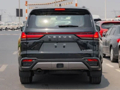 2026 Lexus LX700h VIP 3.5L V6 Twin-Turbo Hybrid Engine Black Orange SUV GCC Specs