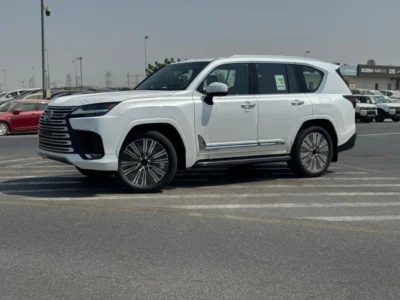 2026 LEXUS LX600 SIGNATURE 3.5 Litres Twin Turbo V6 Petrol Engine White Tan SUV GCC Specs
