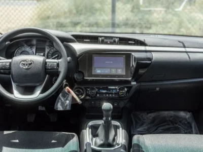 2026 Toyota Hilux DC 2.4L 4-Cylinder Turbo Diesel Engine MT Whhite Black Pickup Truck