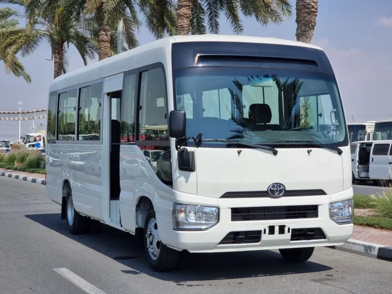 2025 Toyota Coaster 4.0 Litres 6 Cylinders Diesel Engine White Grey Van MT GCC Specs