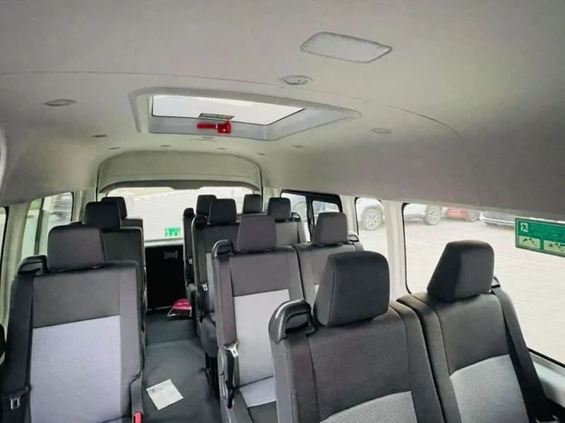 2026 Toyota HIACE 2.8 4 Cylinders Engine AUTOMATIC DIESEL White Black Van GCC Specs