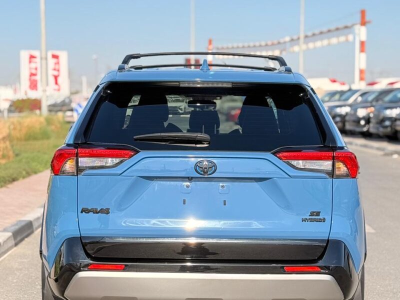 2023 TOYOTA RAV4 SE 2.5 Litres V4 Petrol HYBRID Engine Blue Black American Specs AWD