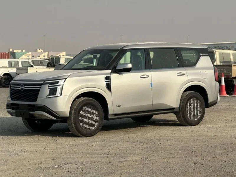 2026 Nissan Patrol T1 3.5 Litres V6 Twin Turbo Petrol Silver Black SUV GCC Specs