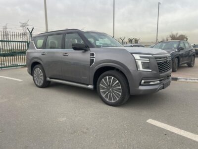 2026 Nissan Patrol Platinum 3.5 Litres Twin-Turbo V6 Petrol Engine Grey Burgundy SUV BLACK ROOF