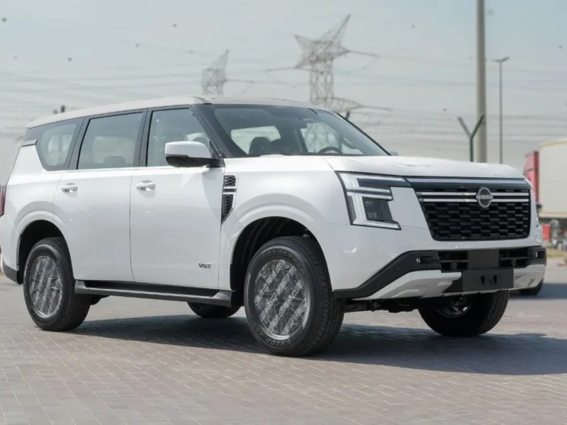 2025 Nissan Patrol LE T1 3.5 Litres V6 Twin Turbo Petrol White Black SUV GCC Specs
