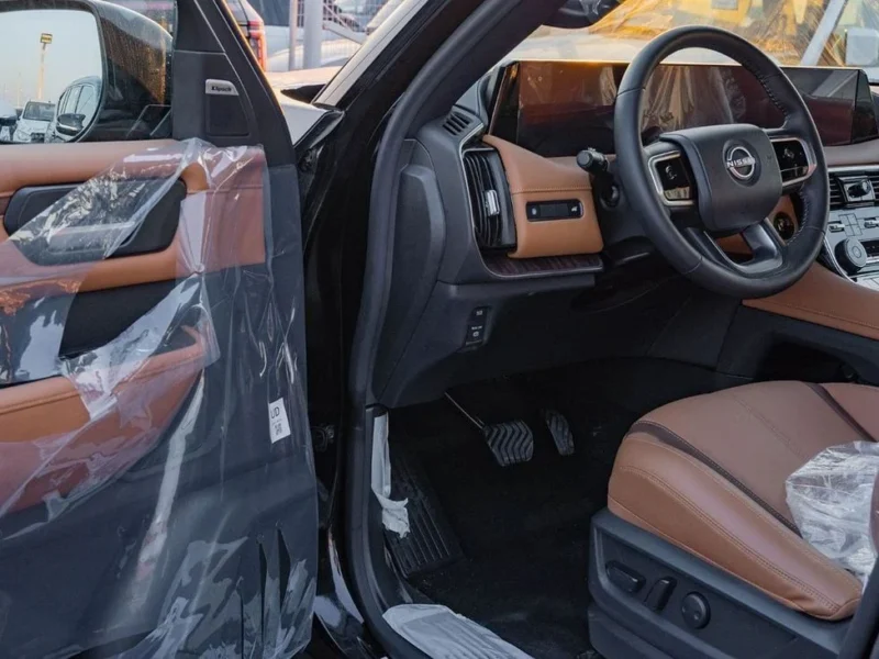 2026 Nissan Patrol LE Titanium 3.5 Litres V6 Twin Turbo Petrol Black Tan SUV GCC Specs