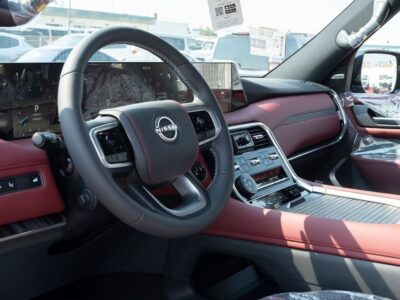 2026 Nissan Patrol LE Platinum 3.5L V6 Twin Turbo Petrol Grey Red SUV GCC Specs