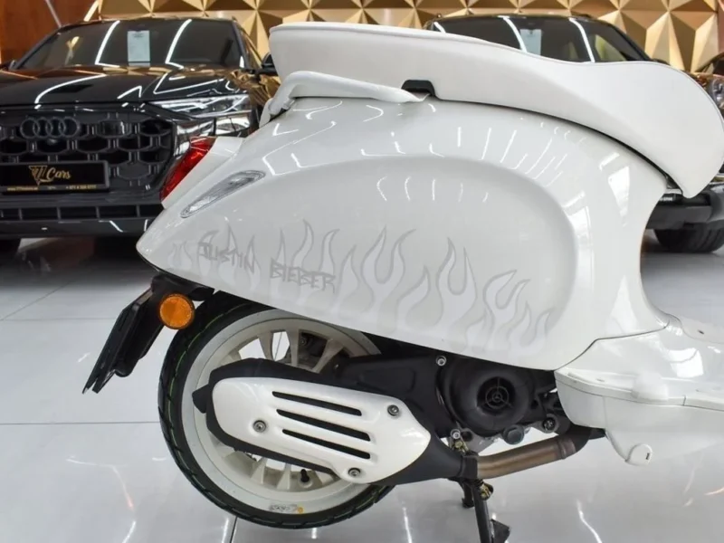2022 Vespa Sprint Sport 50 JUSTIN BIEBER EDITION White