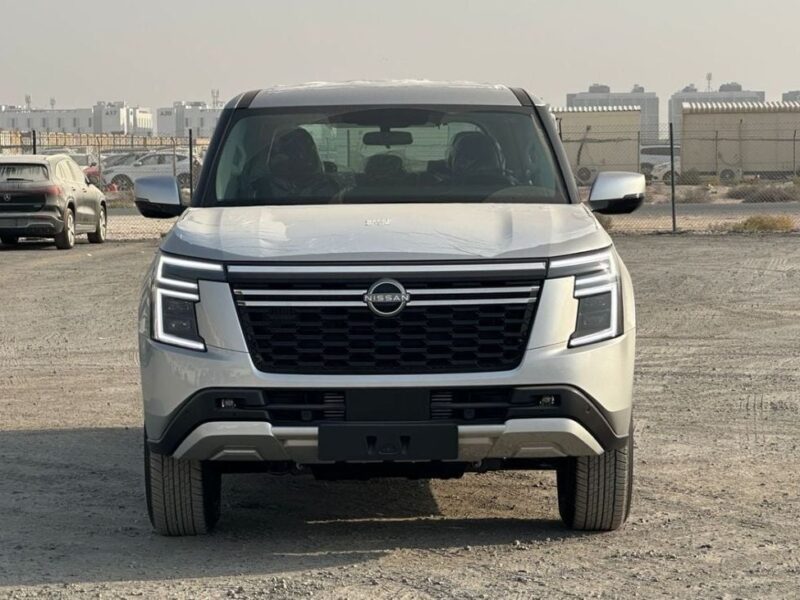 2026 Nissan Patrol T1 3.5 Litres V6 Twin Turbo Petrol Silver Black SUV GCC Specs