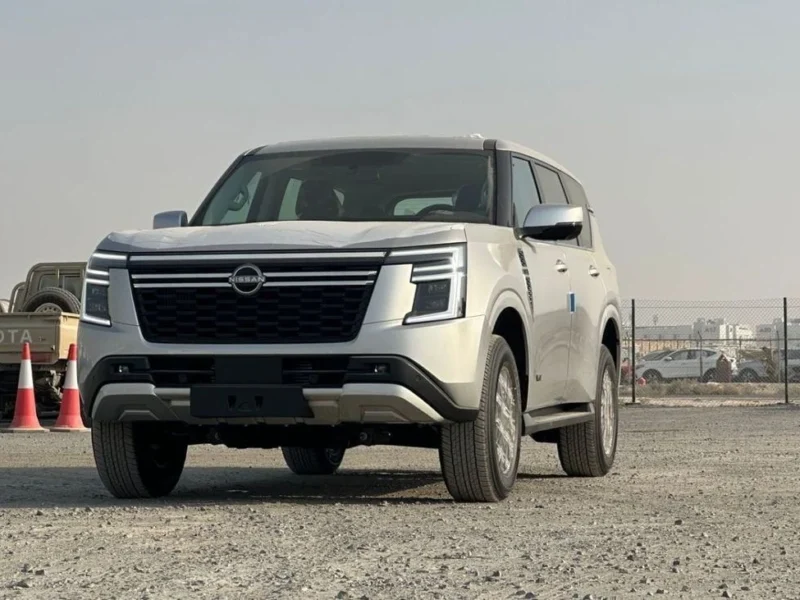 2026 Nissan Patrol T1 3.5 Litres V6 Twin Turbo Petrol Silver Black SUV GCC Specs