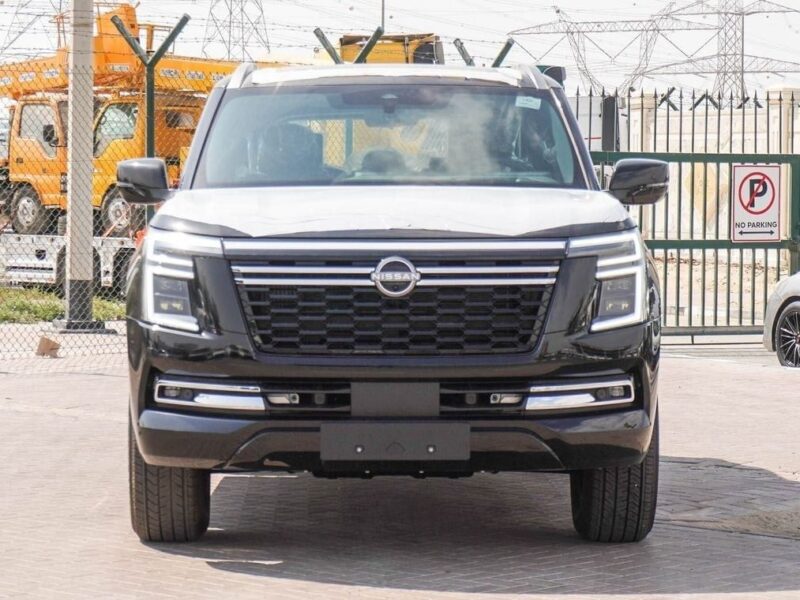 2026 Nissan Patrol Platinum 3.8 Litres Twin-Turbo V6 Petrol Engine Black Red SUV