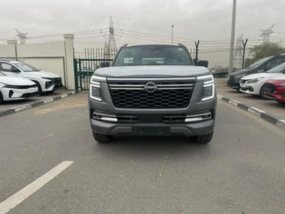 2026 Nissan Patrol Platinum 3.5 Litres Twin-Turbo V6 Petrol Engine Grey Burgundy SUV BLACK ROOF