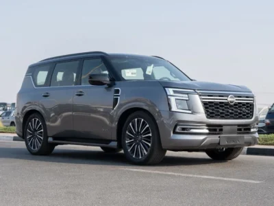 2026 Nissan Patrol LE Platinum 3.5L V6 Twin Turbo Petrol Grey Red SUV GCC Specs