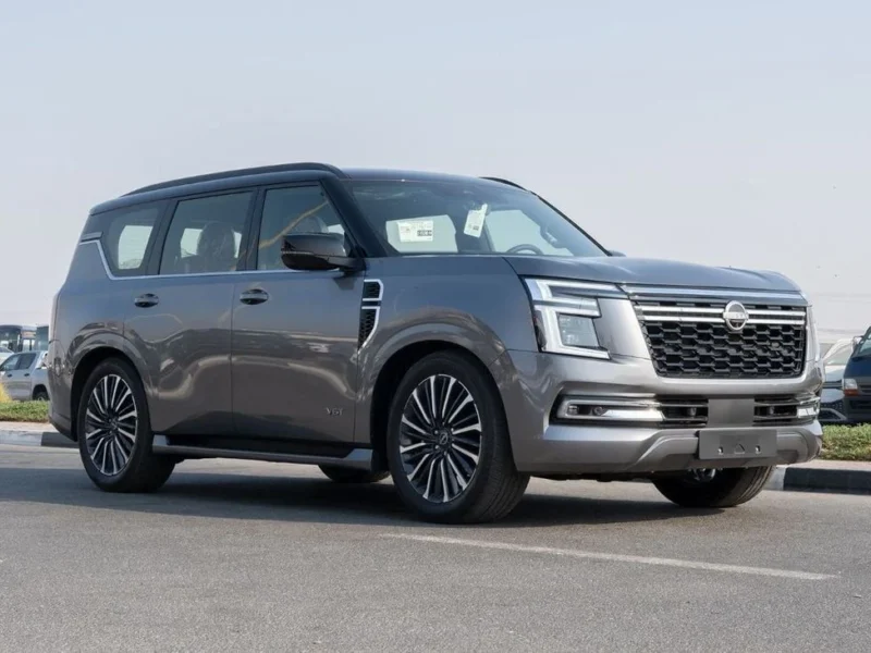 2026 Nissan Patrol LE Platinum 3.5L V6 Twin Turbo Petrol Grey Red SUV GCC Specs