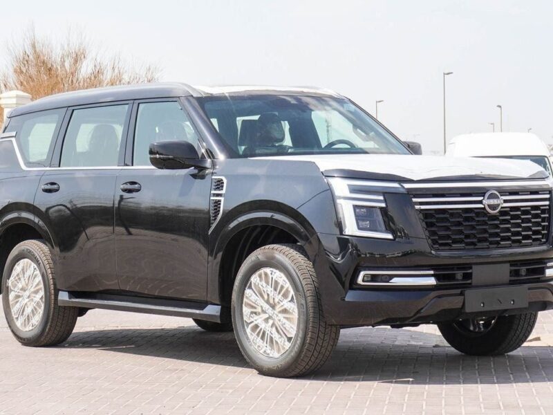 2026 Nissan Patrol Platinum 3.8 Litres Twin-Turbo V6 Petrol Engine Black Red SUV
