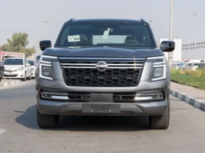 2026 Nissan Patrol LE Platinum 3.5L V6 Twin Turbo Petrol Grey Red SUV GCC Specs