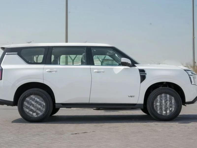 2025 Nissan Patrol LE T1 3.5 Litres V6 Twin Turbo Petrol White Black SUV GCC Specs