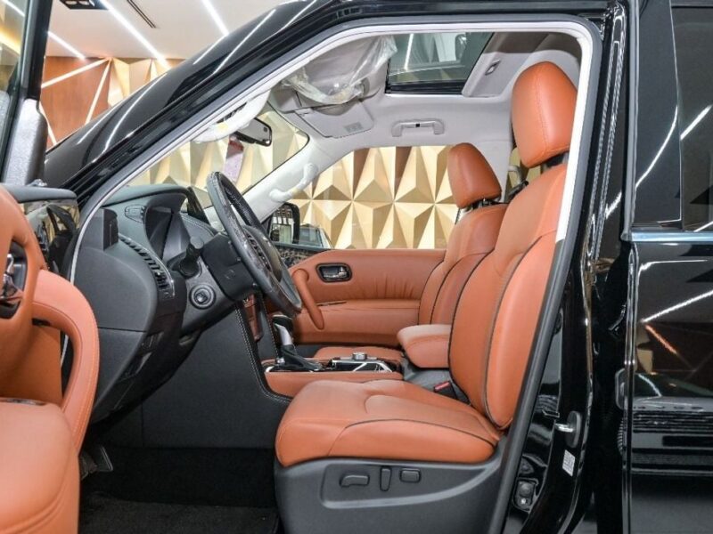 2024 Nissan Patrol SE Platinum City 4.0L V6 Petrol Engine Black Orange SUV GCC Specs