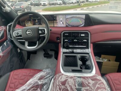 2026 Nissan Patrol Platinum 3.5 Litres Twin-Turbo V6 Petrol Engine Grey Burgundy SUV BLACK ROOF