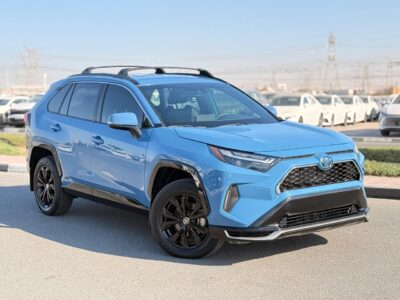 2023 TOYOTA RAV4 SE 2.5 Litres V4 Petrol HYBRID Engine Blue Black American Specs AWD
