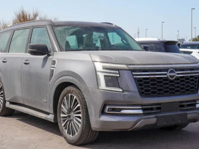 2025 Nissan Patrol Platinum 3.5 Litres Twin-Turbo V6 Petrol Engine Grey Beige SUV