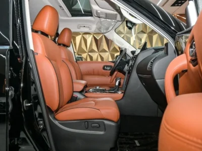 2024 Nissan Patrol SE Platinum City 4.0L V6 Petrol Engine Black Orange SUV GCC Specs