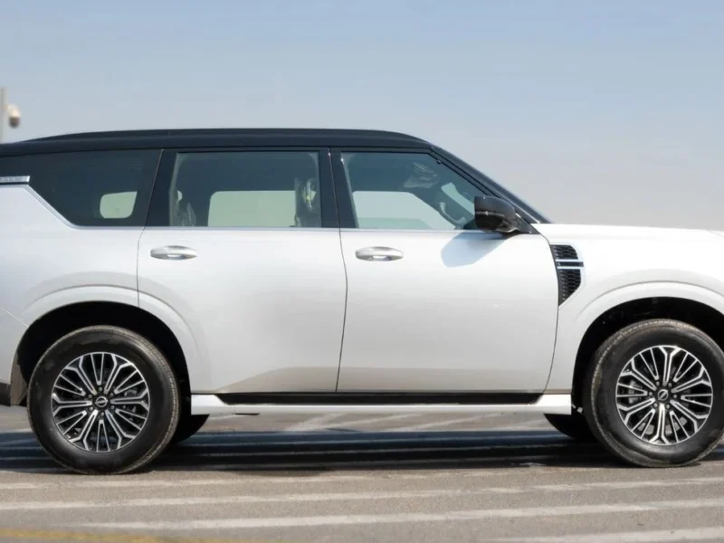 2026 Nissan Patrol SE Platinum 3.8 Litres V6 Petrol Engine White Tan SUV GCC Specs