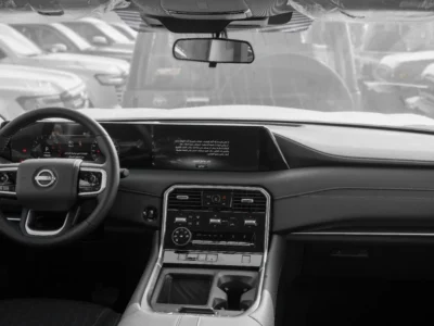 2025 Nissan Patrol LE T1 3.5 Litres V6 Twin Turbo Petrol White Black SUV GCC Specs