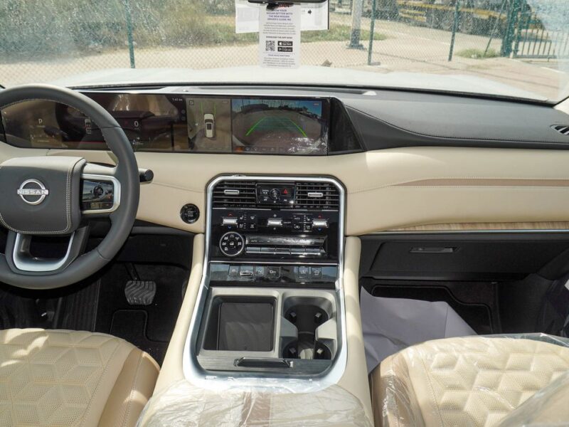 2025 Nissan Patrol Platinum 3.5 Litres Twin-Turbo V6 Petrol Engine Grey Beige SUV