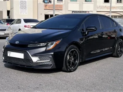 2020 Toyota Corolla SE 2.0 Liter 4 Cylinder Petrol Engine Black Sedan Automatic