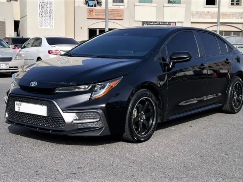 2020 Toyota Corolla SE 2.0 Liter 4 Cylinder Petrol Engine Black Sedan Automatic