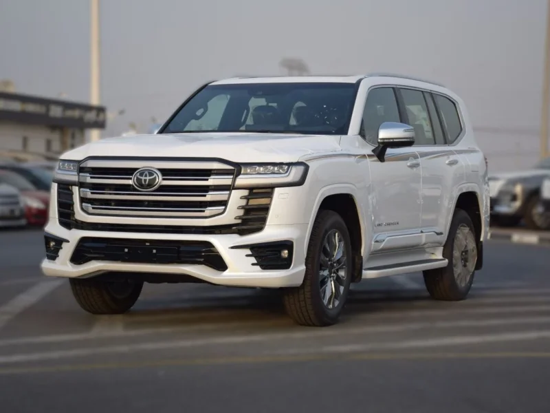 2024 Toyota Land Cruiser 3.3L Diesel V6 Twin Turbo Engine White Red SUV 4WD