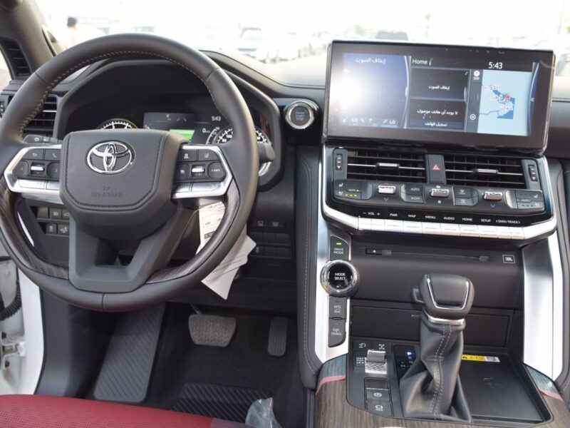 2024 Toyota Land Cruiser 3.3L Diesel V6 Twin Turbo Engine White Red SUV 4WD