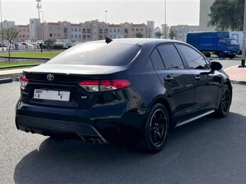 2020 Toyota Corolla SE 2.0 Liter 4 Cylinder Petrol Engine Black Sedan Automatic