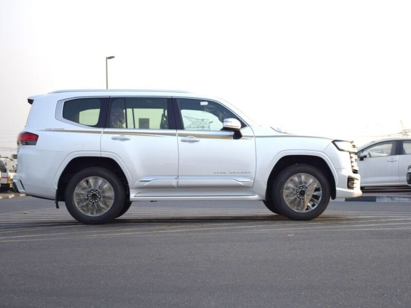 2024 Toyota Land Cruiser 3.3L Diesel V6 Twin Turbo Engine White Red SUV 4WD
