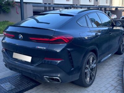 2020 BMW X6 M50i 4.4 Litres TWIN TURBO V8 Petrol Engine Black Maroon SUV GCC Specs