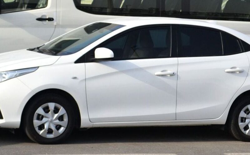 2022 Toyota Yaris G 1.5 Litres 4 Cylinders Petrol Engine White Black Sedan FWD GCC Specs