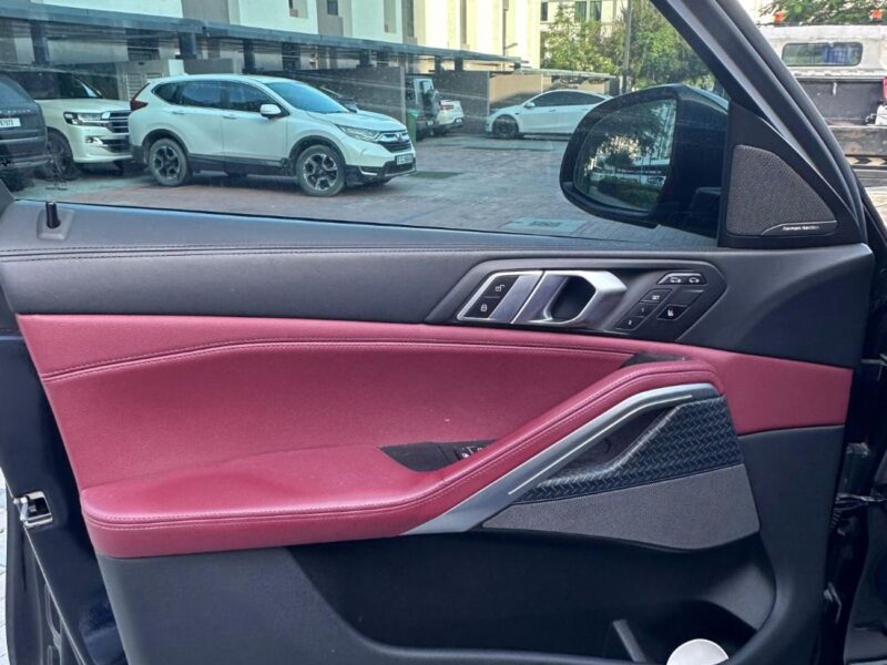 2020 BMW X6 M50i 4.4 Litres TWIN TURBO V8 Petrol Engine Black Maroon SUV GCC Specs