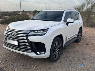 2022 Lexus LX 600 3.5L twin-turbo V6 Petrol Engine Full Option White Purple SUV GCC Specs